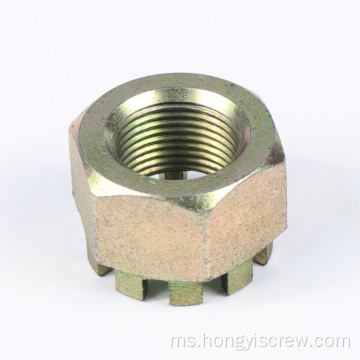 Pusingan Hex Castle Nuts